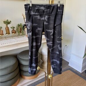 Athleta Black Camouflage Leggings